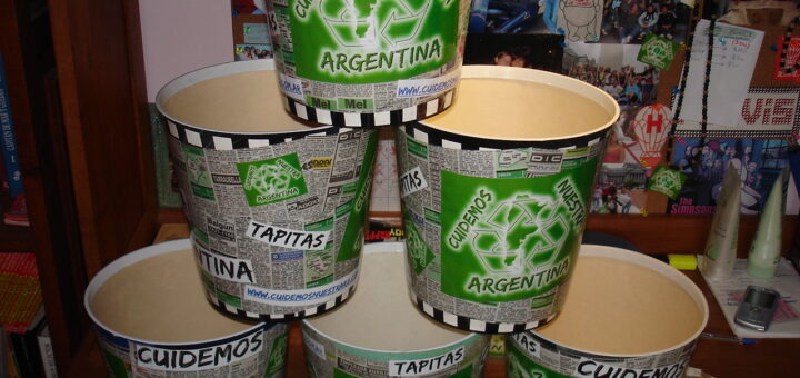 baldes multiuso reciclados