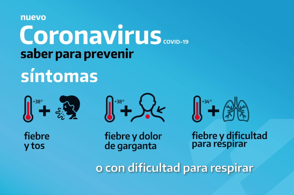 coronavirus en argentina síntomas