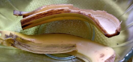 fertilizante de cáscaras de banana