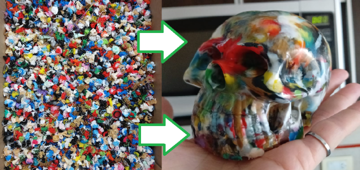 cómo reciclar de impresión 3D filamento PLA